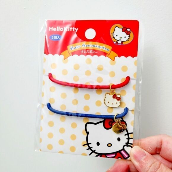 2/$20 Brand New Japan Sanrio Hello Kitty Hair Accessories 2pcs Set - Picture 1 of 6